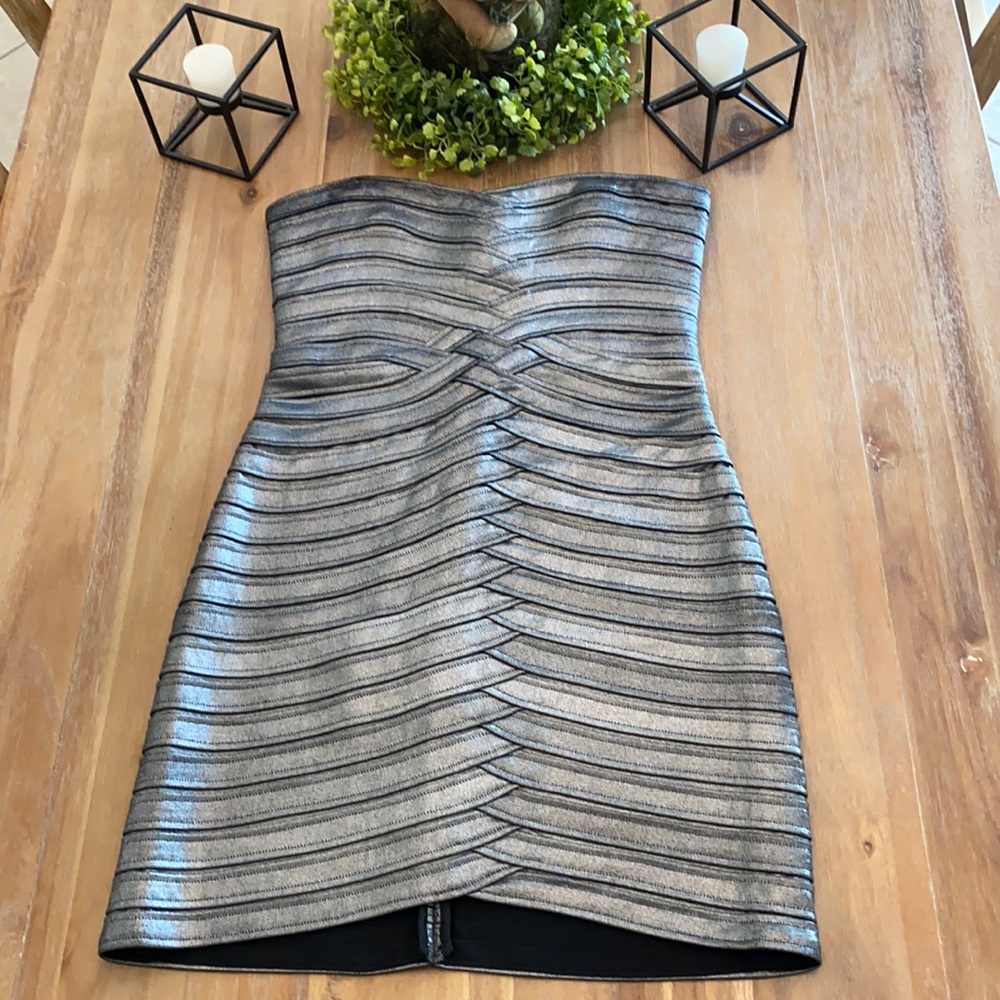 BCBG gray dress